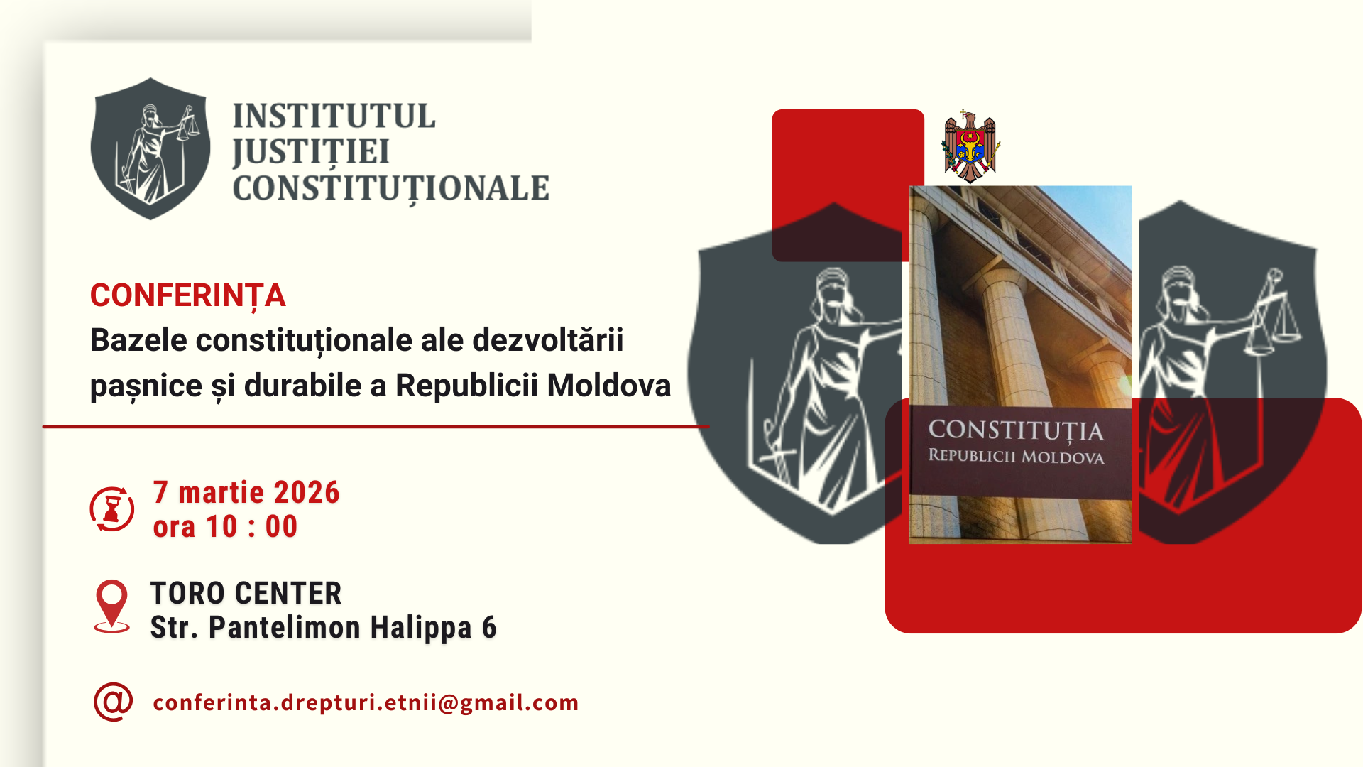 ANUNȚ PRIVIND ORGANIZAREA EVENIMENTULUI ȘTIINȚIFIC