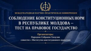 Соблюдение конституционных норм в Республике Молдова — тест на правовое государство!
